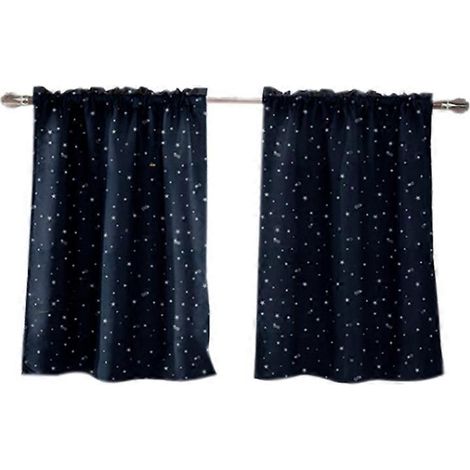 Rideaux occultants pour chambre d'enfant (garçons et filles), rideaux thermiques isolants avec lumières scintillantes (1/5)