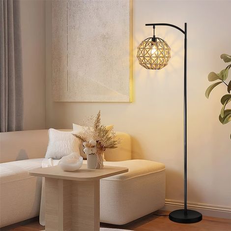 Modern Floor Lamp with Spherical Shade (1/5)