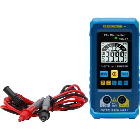 Kopp Stromprüfer Micrometer CAT III 300V, 2x 1,5V AAA, blau