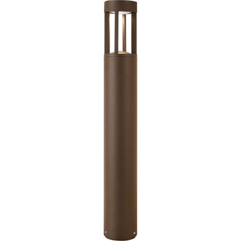 Lampada da Terra HANG Bollard Marrone LED 7W 360° IP65 3000K CRI90 - Rossini Group, Illuminazione da Giardino a Luce Diffusa