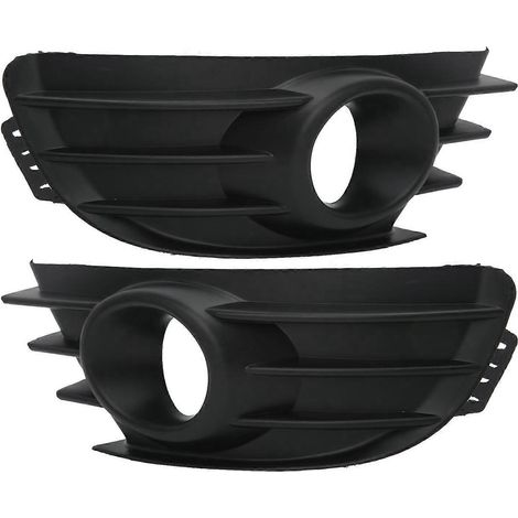 Paire de grilles de feux antibrouillard, caches de feux antibrouillard noirs, pièce de rechange pour Citroën C4 2004–2008