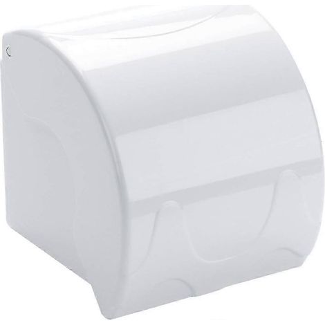 Porte-rouleau de papier toilette mural étanche (blanc) - Nouveauté 2026 - Blanc (1/4)