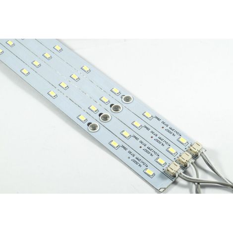 Kit De Bande Led Rigide Barre Magnétique Plafonnier Lampe Néon Bande Lumineuse -51 Cm -