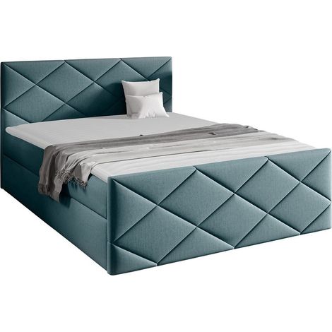 Cama continental Mons, Kameleon 72, Continental, Individuales, 120x200, Tapiz, Somieres, 124x213x103cm