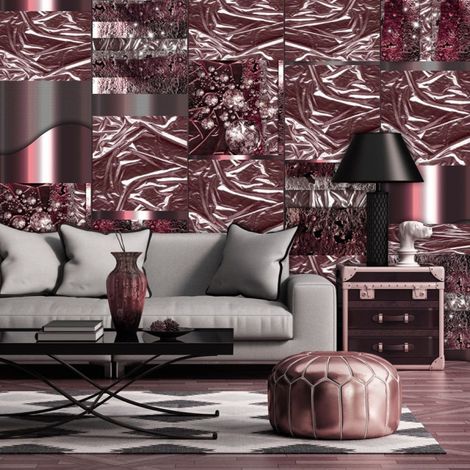 Papier Peint "Carmine Madness" 50x1000cm (1/2)