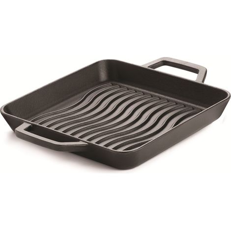 Plat en fonte avec poignées 25 x 25 cm pour barbecue Napoleon