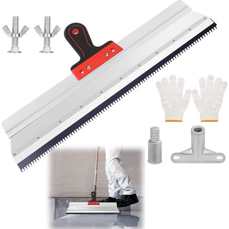 Couteau de plâtrier lame Inox 560mm - 1 Ensemble - Spatule de plâtrier