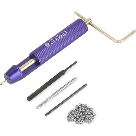 Riparazione filettatura M2 Out, 50 pezzi M2 X 2D inserti filettati kit di riparazione filettatura M2, inserti in filo di acciaio inossidabile a spirale inserti filettati a spirale kit inserti a spiral