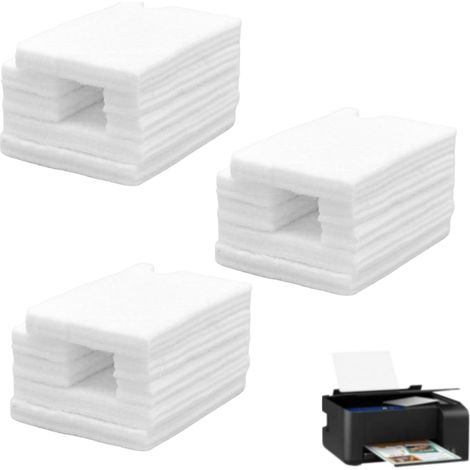 Lot de 3 paquets de tampons encreurs pour EcoTank - Éponge compatible avec ET-2800 ET-2803 ET-2820 ET-4700 ET-4800 ET-2710 Series, tampon éponge pour imprimante (1/5)