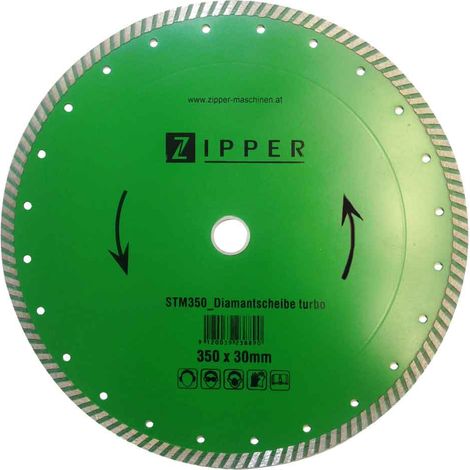 Disco diamantato turbo 350x30 mm per stm350 Zipper stm350dst