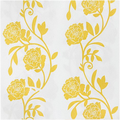 Serviettes en papier à motifs floraux, 60 pièces, jetables, idéales pour les goûters, les dîners d'été, les mariages, les anniversaires, les fêtes entre filles et la décoration de table. (1/5)