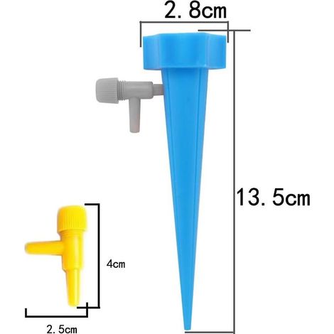 Bouteille d'arrosage goutte à goutte, arroseur automatique pour plantes avec vanne de régulation pour jardin, maison, intérieur et extérieur (30 pièces) (1/5)