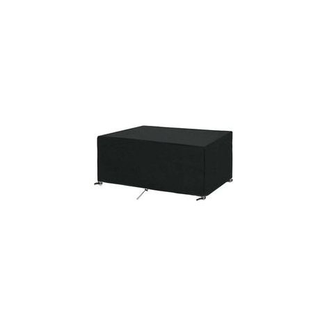 Housse Salon de Jardin 180x100x75cm Protection Bache Table de Jardin Mobilier Extérieur Imperméable Coupe-Vent Anti-UV Résistant Au Froid--