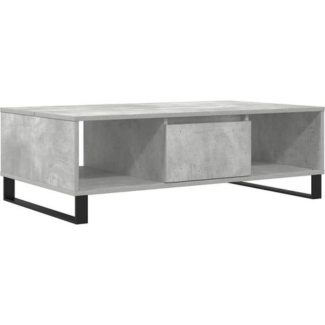 Maison Exclusive - Tavolino Salotto Grigio Cemento 104x60x35 cm Legno Multistrato