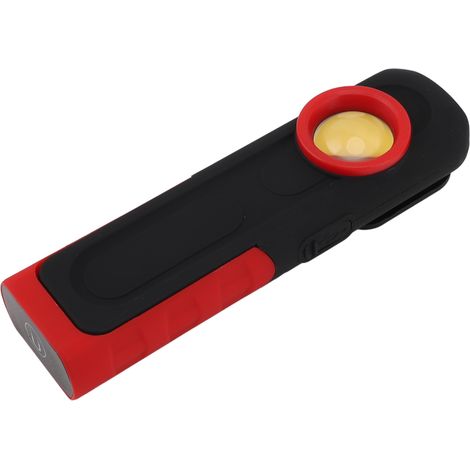 Linterna de trabajo LED de doble temperatura de color, recargable, inalámbrica, portátil, magnética, COB, para reparación de automóviles y acampada. (1/5)