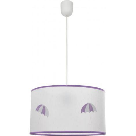 Colgante lluvia 1xe27 lila regx30d