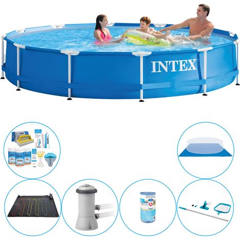 Intex Piscine Tubulaire Ronde - 366x76 cm - 6-pièces  S21003 (1/5)