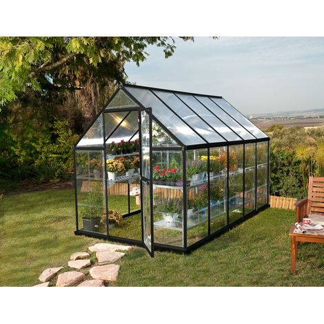 Canopia Hybrid Serra Da Giardino in Policarbonato 306X185X208 cm Grigio