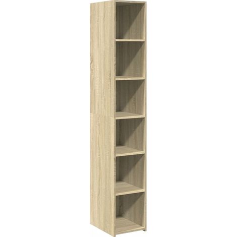 Credenza cassettiera cassettiera mobile contenitore organizer cucina soggiorno soggiorno alto Sonoma 30 x 41 x 185 cm derivati del legno marrone 020033937