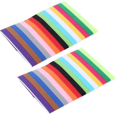(30 pièces/2 sachets) Attaches auto-agrippantes réutilisables pour sangles, organiseur de fil de serrage réglable pour collier