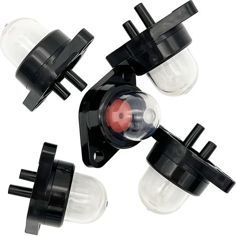 Pièces détachées pour tronçonneuse 2 temps : 5 pièces, pompe à carburant, bulle d'essence (1/4)