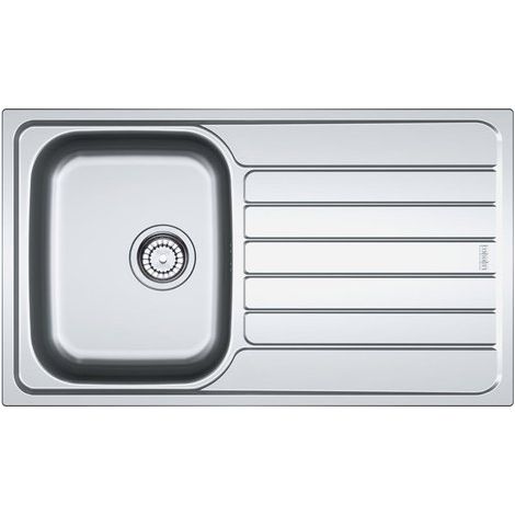 Franke Spark SKX 611-86. Tipo di lavello: Lavello ad incasso, Forma del lavandino: Rettangolare, Materiale del lavandino: Acciaio inox. Larghezza: 860 mm, Profondità: 500 mm, Altezza... - 101.0714.035