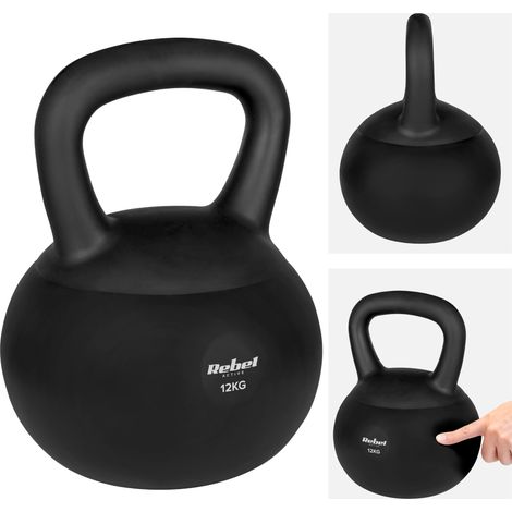 Kettlebell morbido da 12 kg REBEL ACTIVE (1/5)