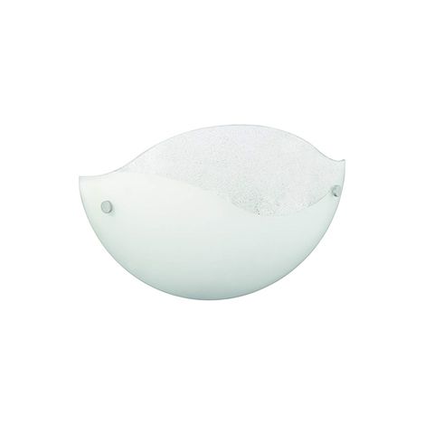 Ayden Ayden - Applique in vetro luce up bottoni alluminio lungh.31 cm (1/2)