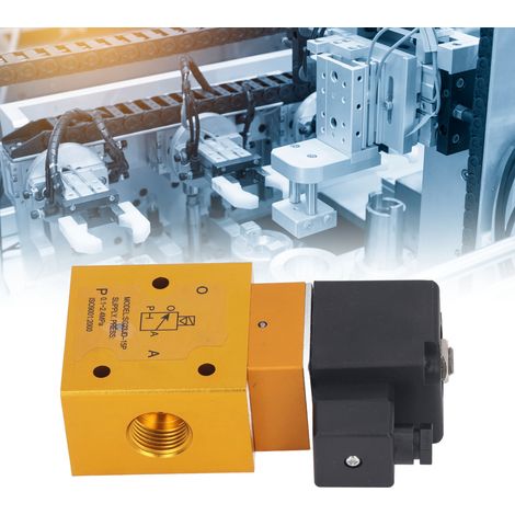 Électrovanne inverseuse à trois voies, à deux positions, à commande pilote interne, SG23JD-15P G1/2", 24 V CC (1/5)