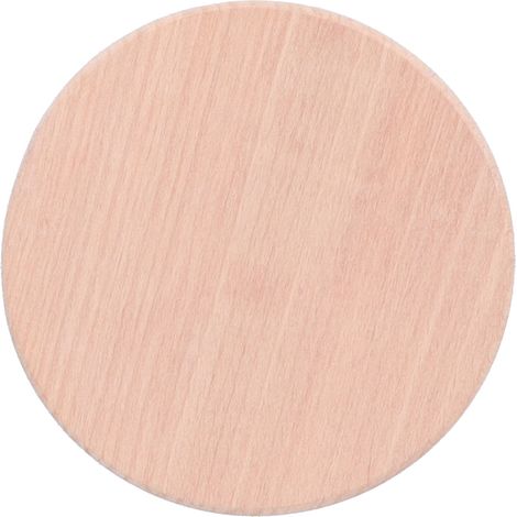 Dessous de verre rond en bois, set de table, dessous de verre rond résistant à la chaleur, pour la maison et la cuisine, couleur bois (1/5)