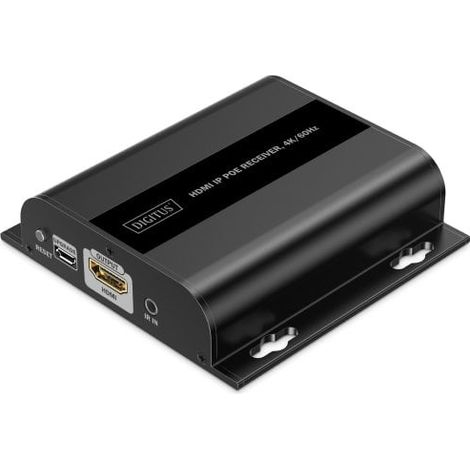 Digitus DS-55354 HDMI ™, Ingresso HDMI ®, USB, USB-A, USB 1.1, RJ45, Micro USB Ricevitore HDMI su cavo di rete RJ45 200