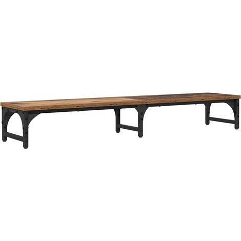 Monitor Stand Old Wood 105 x 23 x 15.5 cm Engineered Wood vidaXL