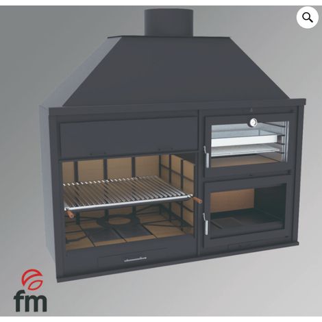 BARBACOA HORNO MODELO FUSIÓN 200 DE FM BARBACOAS (1/3)