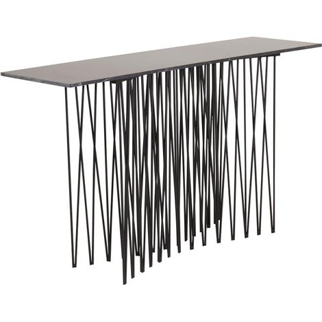 Console Design "Stone" 130cm Noir (1/5)