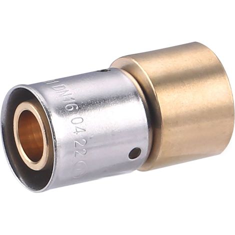 Noyon & Thiebault – Raccord PER à sertir 16mm – Jonction cuivre 16mm – Pression max 6 bar – Alimentation sanitaire et chauffage au sol (1/5)
