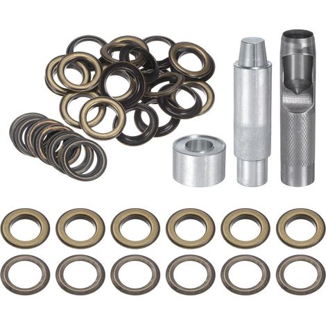 Kit de Œillets en Cuivre de 20mm Bronze 20Ensemble (1/5)
