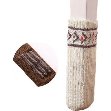Protège-pieds de table silencieux, chaussettes pour pieds de chaise, 2 (1/3)