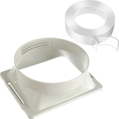 Tuyau Climatiseur Mobile Adaptateur,Raccord Tuyau Climatiseurs Mobile,pour Climatiseur Mobile 150mm Coupleur de Tube Extension Raccord Tuyau Pièce de Raccord Adaptateur de tuyau de climatisation port (1/5)