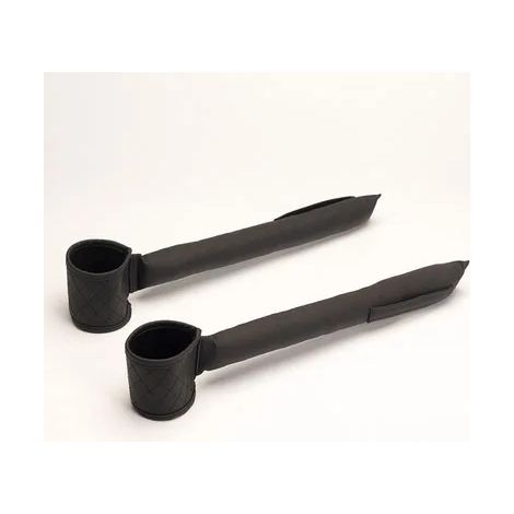 (2 pièces noires) Poches universelles en cuir pour sièges auto, coussin anti-fuite, rangement souple pour téléphone et cartes, porte-gobelet (1/5)