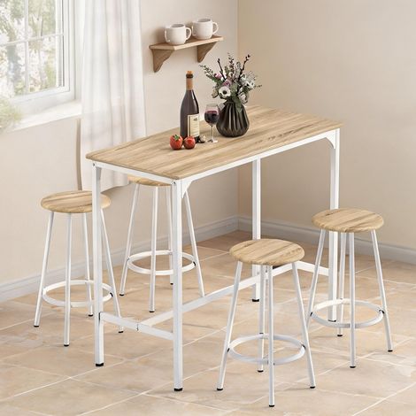 Ensemble table de bar et tabourets 110 x 50 x 89,5 cm (1/5)