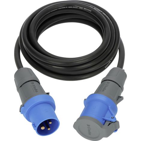 Brennenstuhl 1168650605 Strom Camping-CEE-Verlängerungskabel Schwarz, Grau, Blau 5 m H07RN-F 3G 2, (1/5)