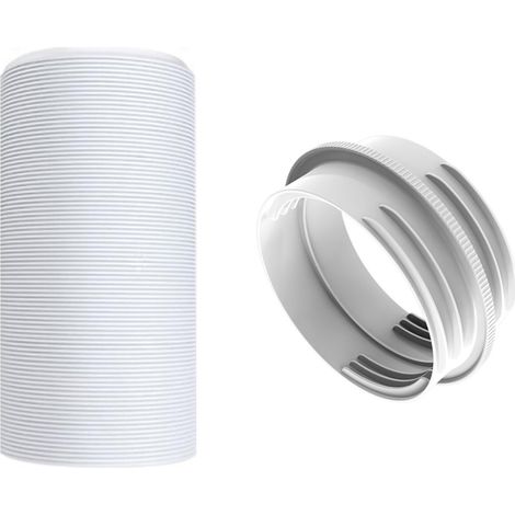 m lange Klimaanlagenschlauchverlängerung, 130 mm auf 150 mm Adapter, verstellbarer flexibler Schlauch für Küchen- und Badezimmerlüftung (1/5)