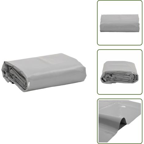 Telone in PVC - vidaXL Telone Grigio 3x6 m 650 g/m² - Telone per auto