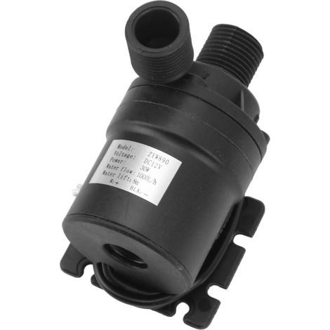 Pompe à eau sans balais DC12V, faible bruit, 30W, hauteur de levage de 8m, pour système de Circulation d'eau de fontaine domestique (1/4)