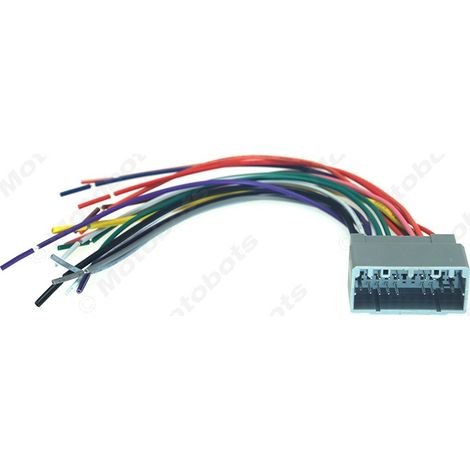 Compatible with Chevrolet Chrysler/Dodge radio CD power cable, car audio DVD female connector cable (1/4)