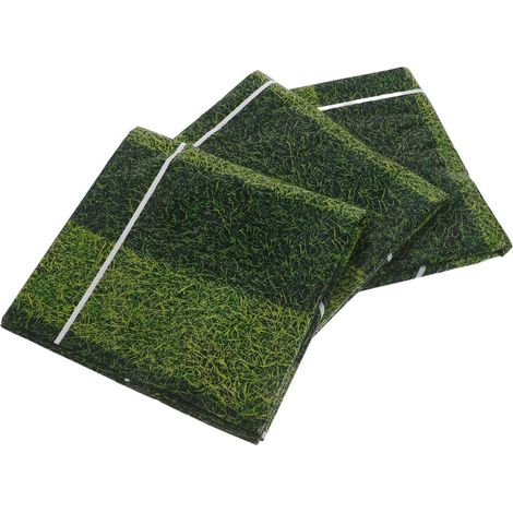 Lot de 3 Nappes en Plastique Imperméables 272 X 135 Cm à Motif Terrain de Football pour Décoration de Table Fête Anniversaire Football pour Rassemblements Sportifs (1/5)