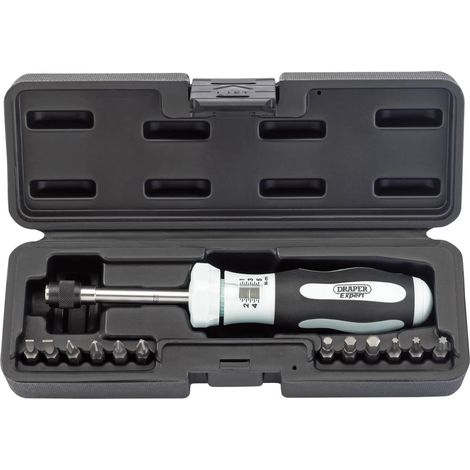 Draper 75170 Expert - Kit di cacciaviti dinamometrici, multicolore, 1-5 N m