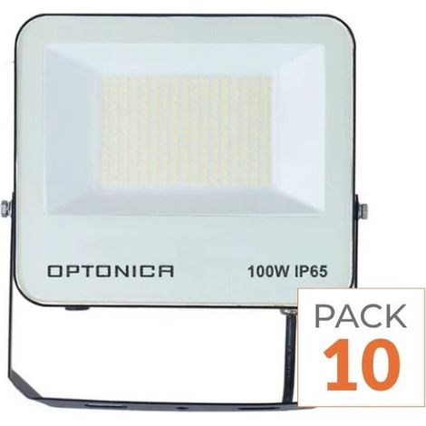 Projecteur 100W IP65 CCT avec détecteur - 3000K/4000K/6000K ( Pack de 10 ) - SILAMP