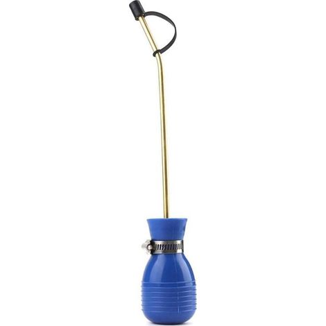 Poudreuse Anti Insectes Applicateur Poudre Pulvérisateur à Bulbe Terre Diatomée avec Tube Cuivre Long (1/4)