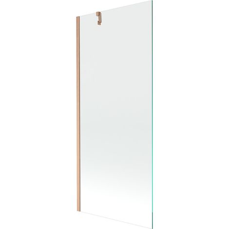 Mexen Next mampara de bañera 1 hoja 80 x 150 cm, transparente, cobre cepillado - 895-080-000-00-00-65 (1/5)